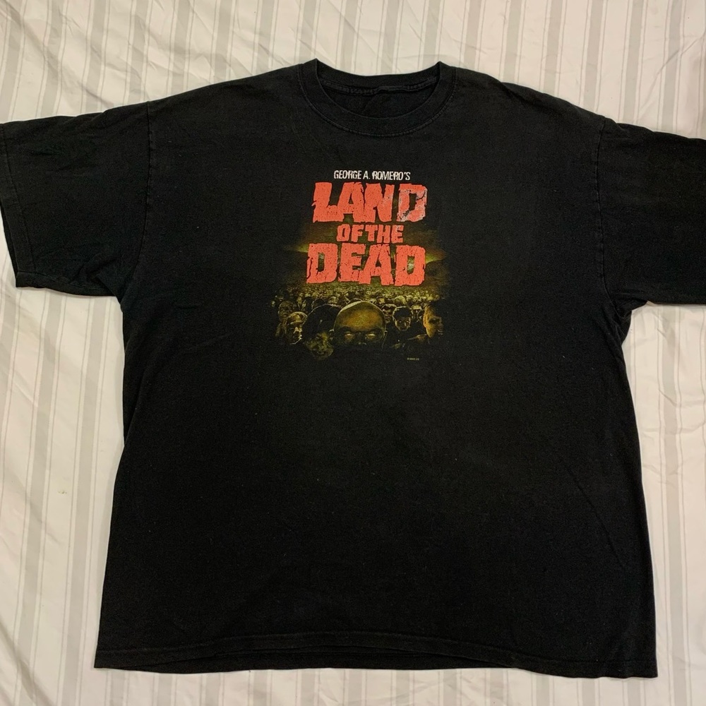Vintage Land of The Dead Shirt 2005 promo shirt George A Romero horror